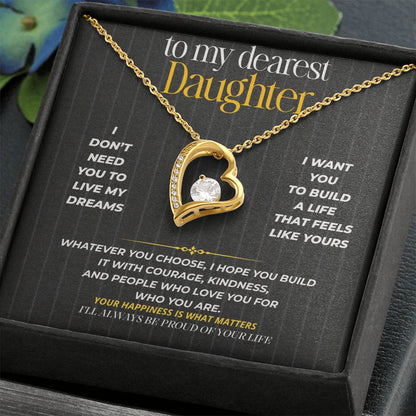 S269 - I’ll Always Be Proud Of The Life You Build – Forever Love Necklace From Dad