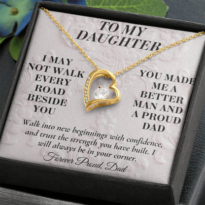 C199 - The Greatest Gift Life Gave Me Was The Chance To Love You As Your Dad - Forever Love Necklace