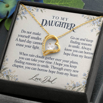 C567 - The Rainy Day We Laughed And A Promise To Carry Into New Chapters - Forever Love Necklace
