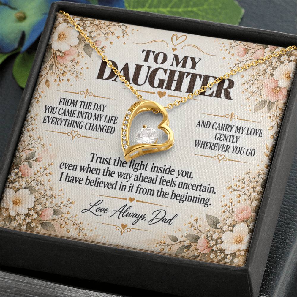 C240 - If You Ever Forget How Special You Are Remember Dad Has Never Forgotten For A Single Day - Forever Love Necklace