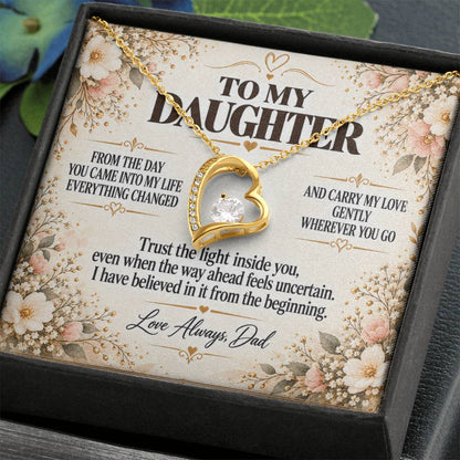 C240 - If You Ever Forget How Special You Are Remember Dad Has Never Forgotten For A Single Day - Forever Love Necklace