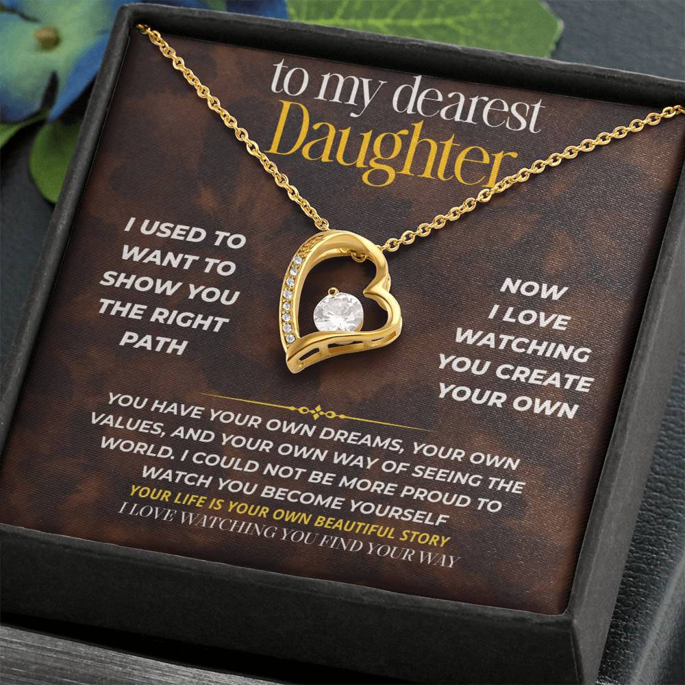 S259 - I Love Watching You Find Your Own Way – Forever Love Necklace From Dad