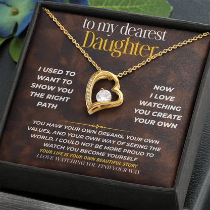 S259 - I Love Watching You Find Your Own Way – Forever Love Necklace From Dad