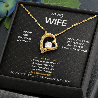 S66 - My Heart Belongs To You – Forever Love Necklace From Husband