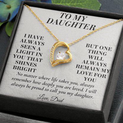 C171 - I Hope You Always See The Light In Yourself That I Have Seen Since The Beginning - Forever Love Necklace