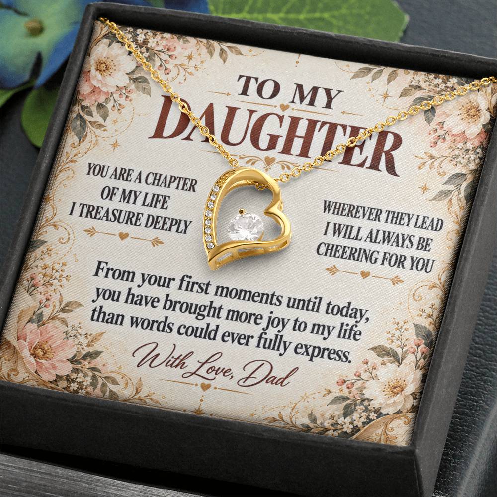 C337 - You Do Not Have To Be Perfect To Make Me Proud You Only Have To Be Yourself - Forever Love Necklace