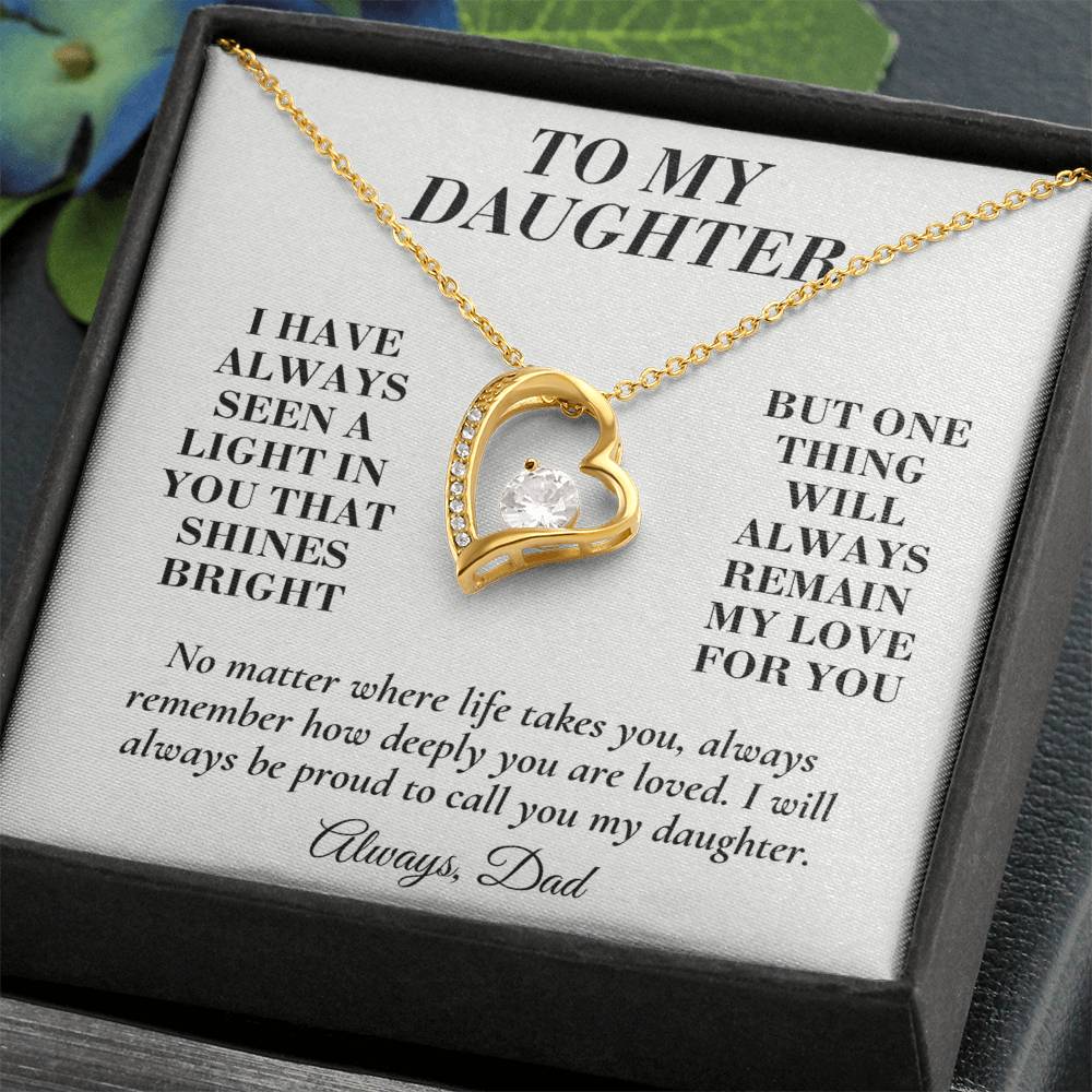 C146 - When Life Asks You To Be Strong Remember You Have Always Been Stronger Than You Know - Forever Love Necklace