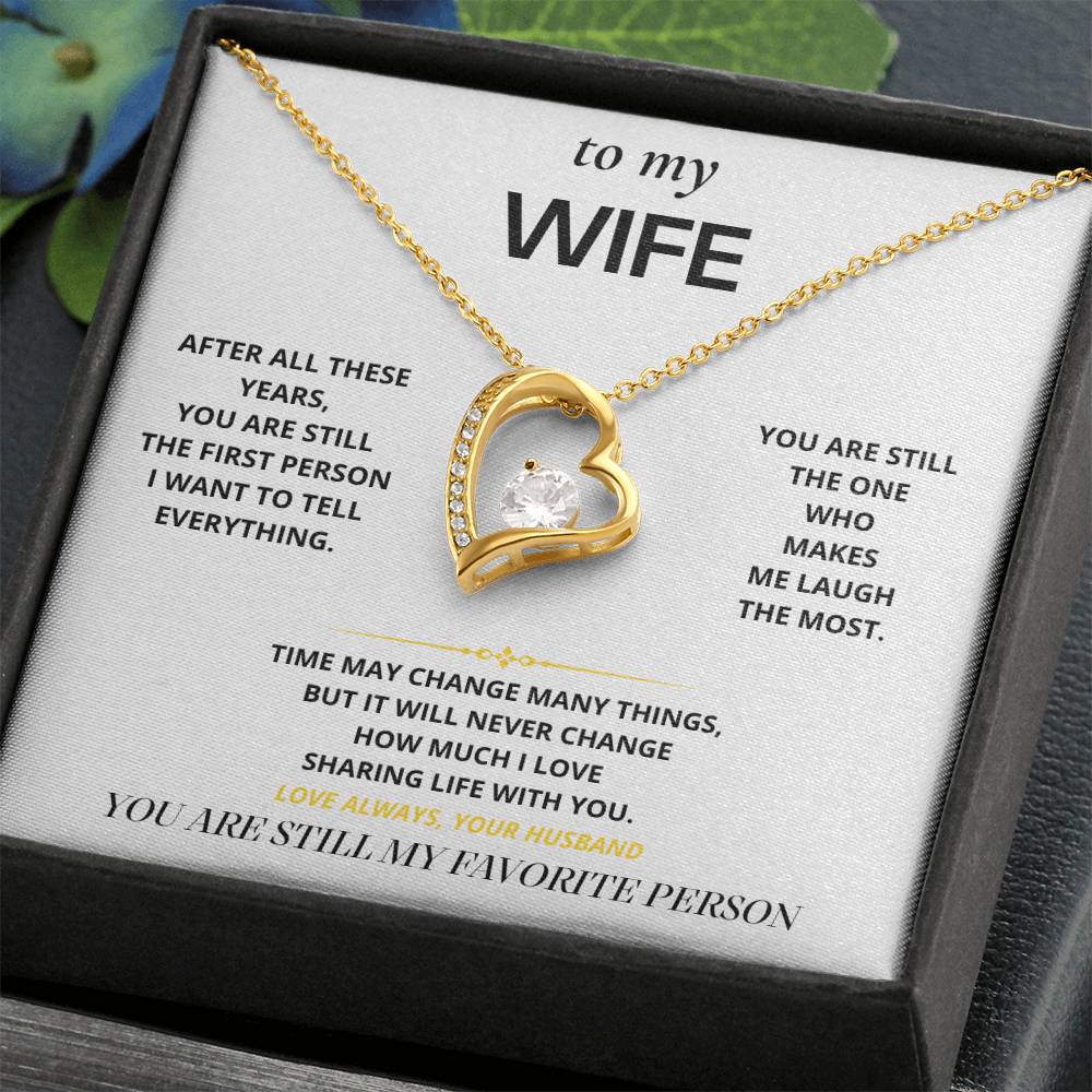 S19 - Still My Favorite Person – Forever Love Necklace From Husband