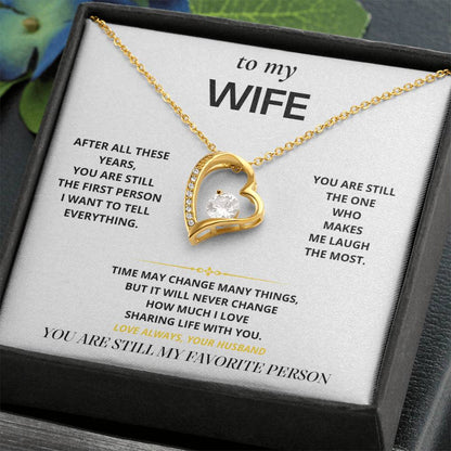 S19 - Still My Favorite Person – Forever Love Necklace From Husband