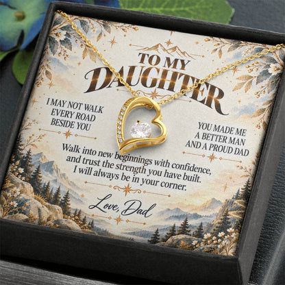 C499 - The Greatest Gift Life Gave Me Was The Chance To Love You As Your Dad - Forever Love Necklace