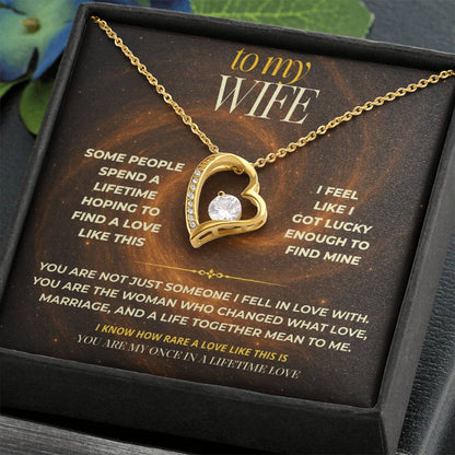 S146 - You Are My Once In A Lifetime Love – Forever Love Necklace From Husband