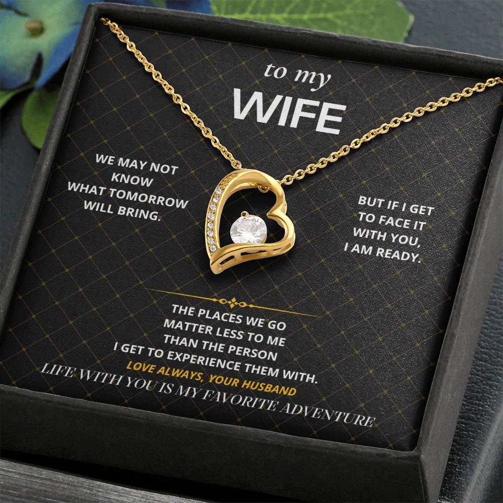 S61 - My Favorite Adventure – Forever Love Necklace From Husband