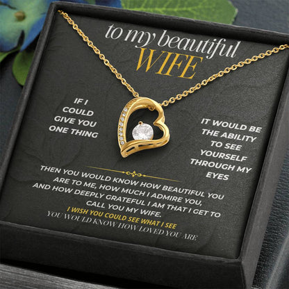 S199 - If I Could Give You One Thing – Forever Love Necklace From Husband