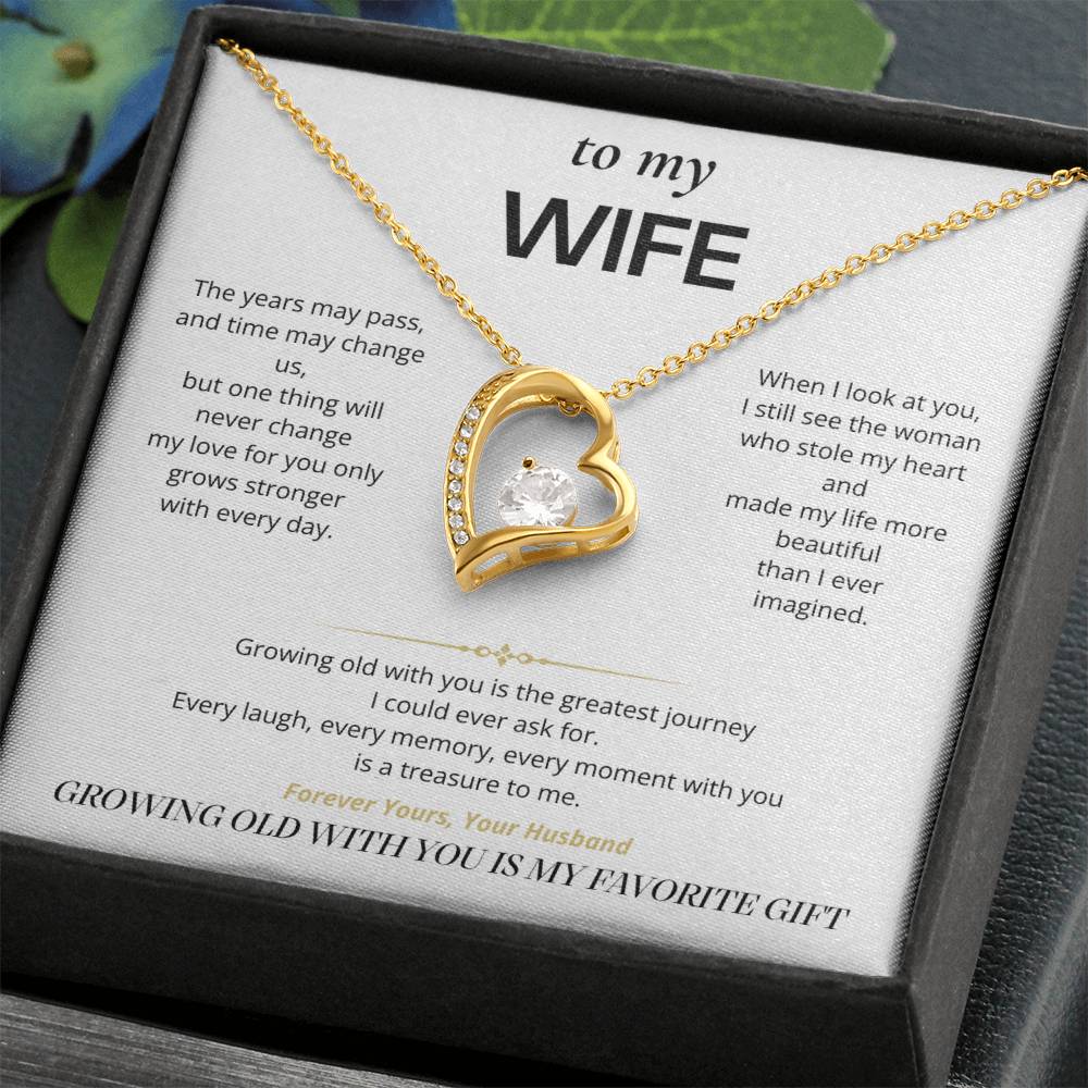 S3 - Growing Old With You – Forever Love Necklace From Husband