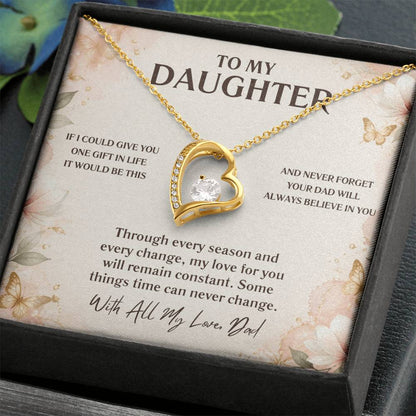 C53 - If I Could Give You One Gift It Would Be To See Yourself Through My Eyes - Forever Love Necklace