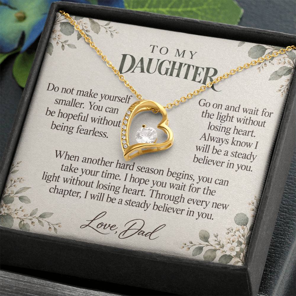 C592 - The Long Distance Hug And A Promise To Carry Into New Chapters - Forever Love Necklace