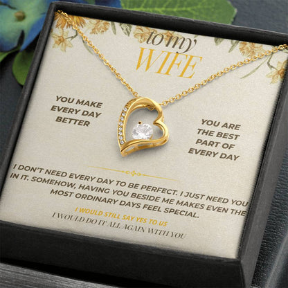 S121 - You Are The Best Part Of Every Day – Forever Love Necklace From Husband