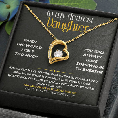S224 - I’ll Always Be Your Safe Place – Forever Love Necklace From Dad