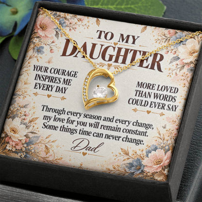C348 - Your Story Is Only Beginning And I Will Always Be Proud To Watch You Write Every Chapter - Forever Love Necklace