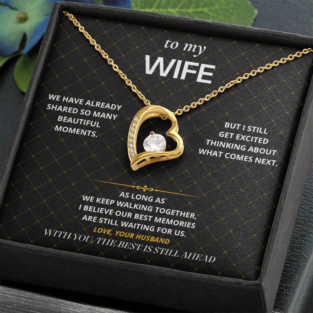 S63 - The Best Is Still Ahead – Forever Love Necklace From Husband
