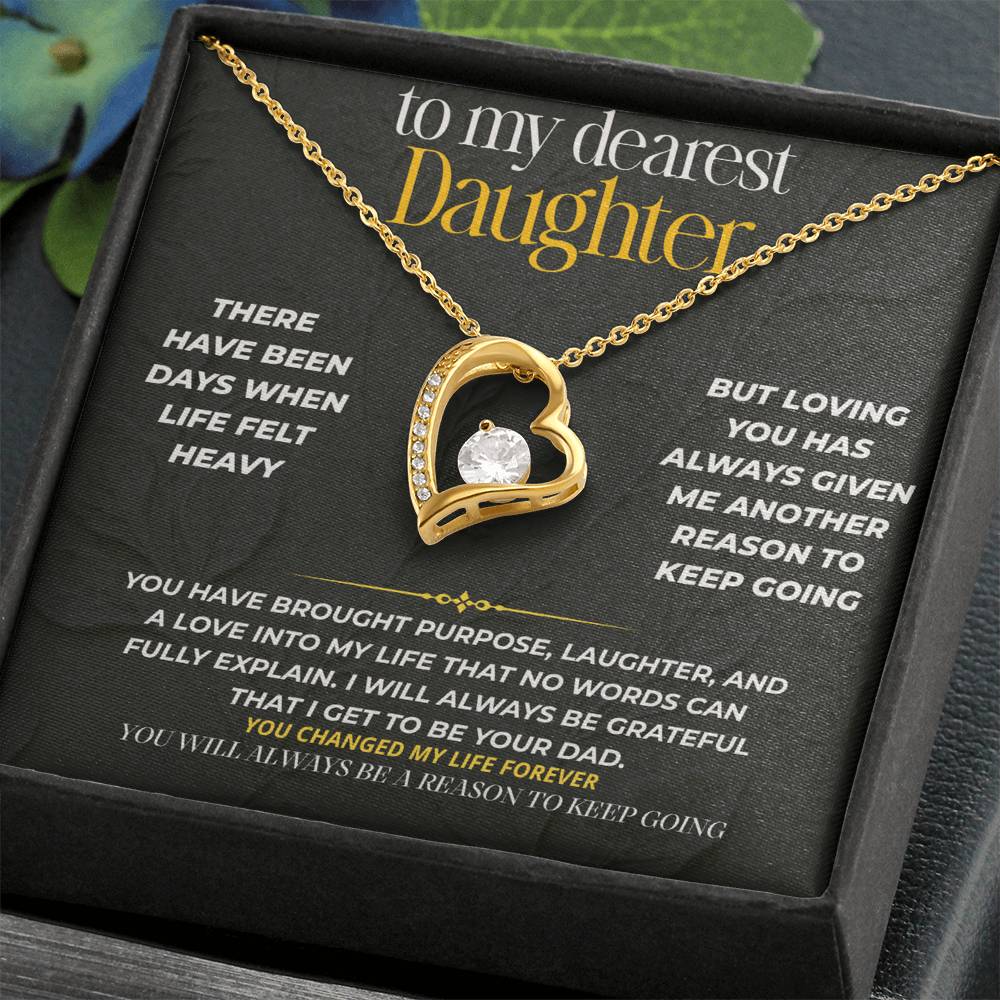S229 - You Are My Reason To Keep Going – Forever Love Necklace From Dad