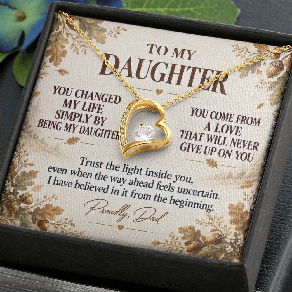 C270 - You Made Me A Better Man Simply By Giving Me The Honor Of Being Your Dad - Forever Love Necklace