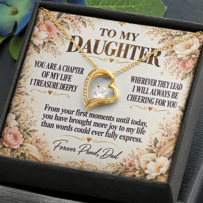 C287 - You Do Not Have To Be Perfect To Make Me Proud You Only Have To Be Yourself - Forever Love Necklace
