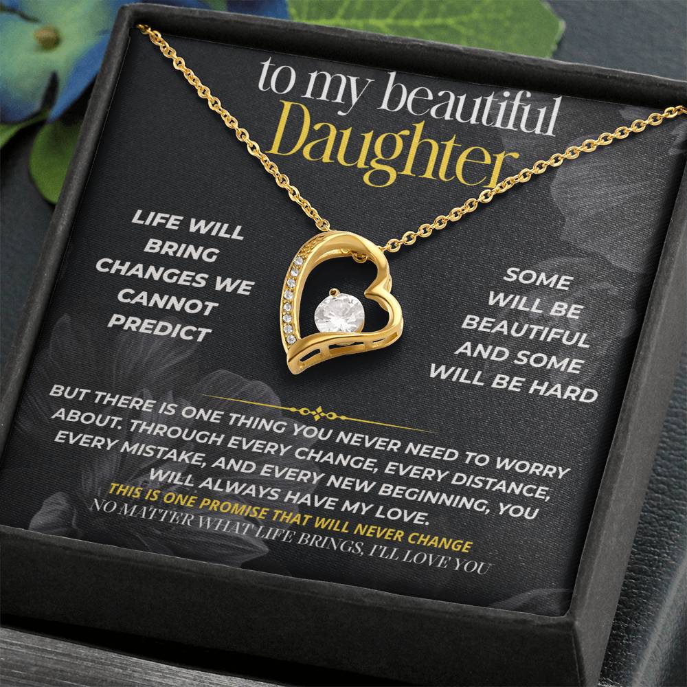 S299 - No Matter What Life Brings, I’ll Love You – Forever Love Necklace From Dad