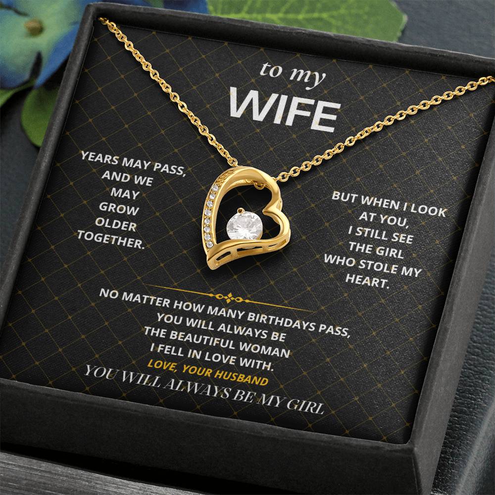 S27 - Always My Girl – Forever Love Necklace From Husband