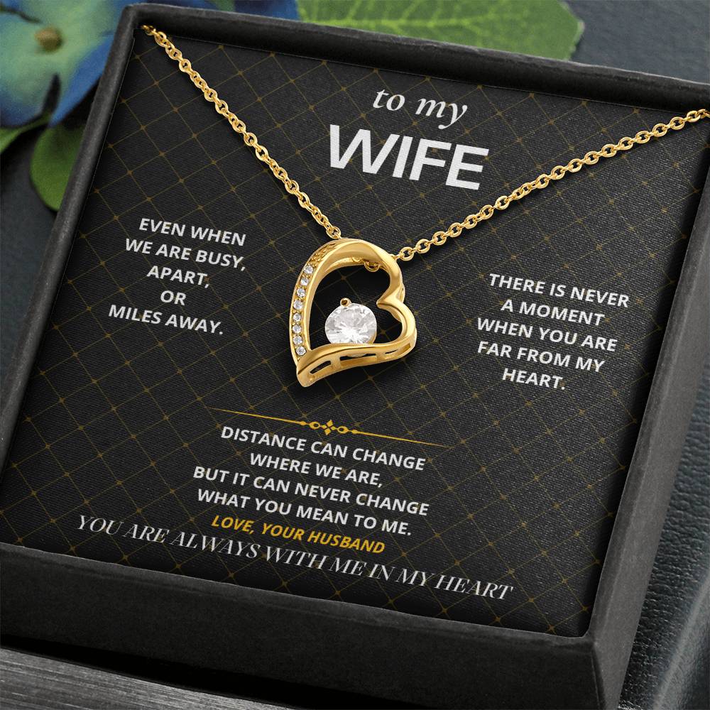 S69 - Always In My Heart – Forever Love Necklace From Husband