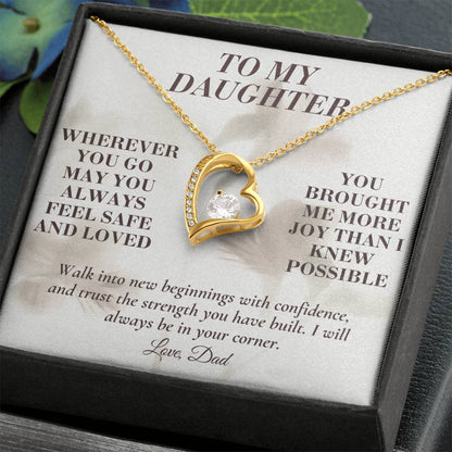 C139 - May You Always Choose The Life That Makes Your Heart Feel Free Brave And Fully Alive - Forever Love Necklace
