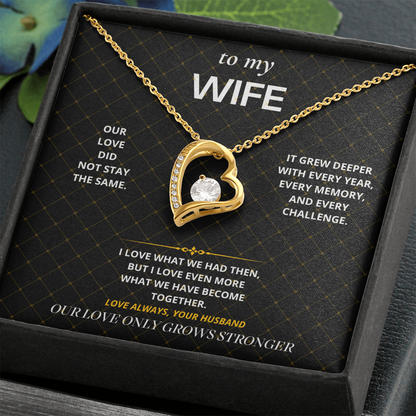 S37 - A Love That Grew Stronger – Forever Love Necklace From Husband