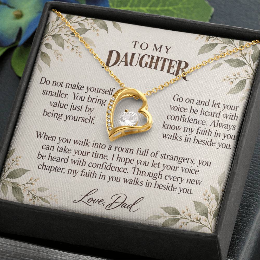 C537 - The First Day Of A New Job And A Promise To Carry Into New Chapters - Forever Love Necklace