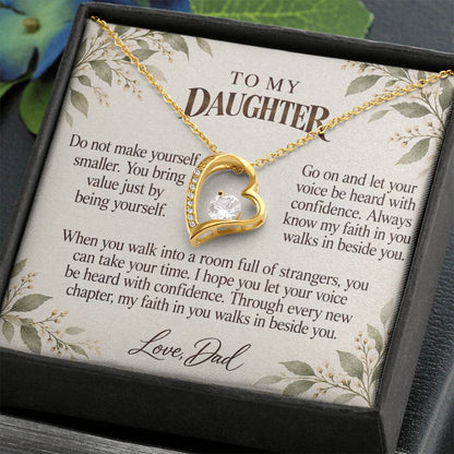 C537 - The First Day Of A New Job And A Promise To Carry Into New Chapters - Forever Love Necklace