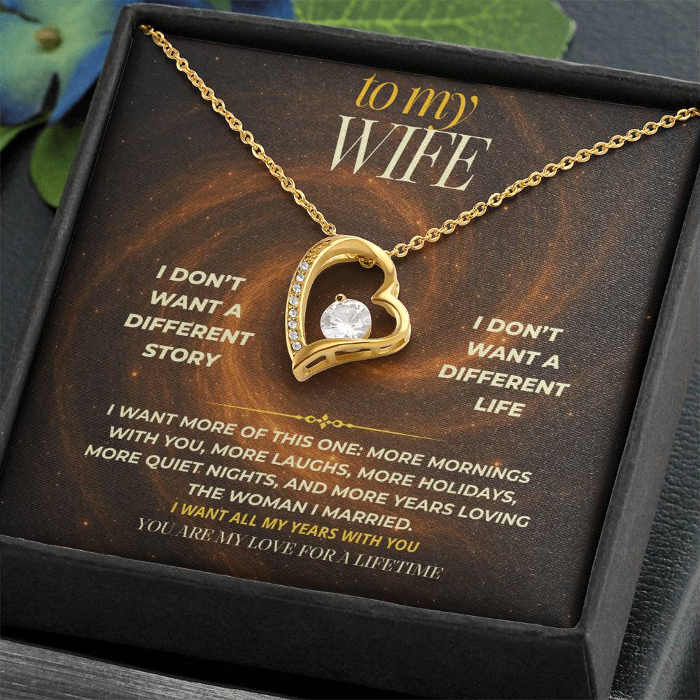 S148 - You Are The Love I Want For The Rest Of My Life – Forever Love Necklace From Husband