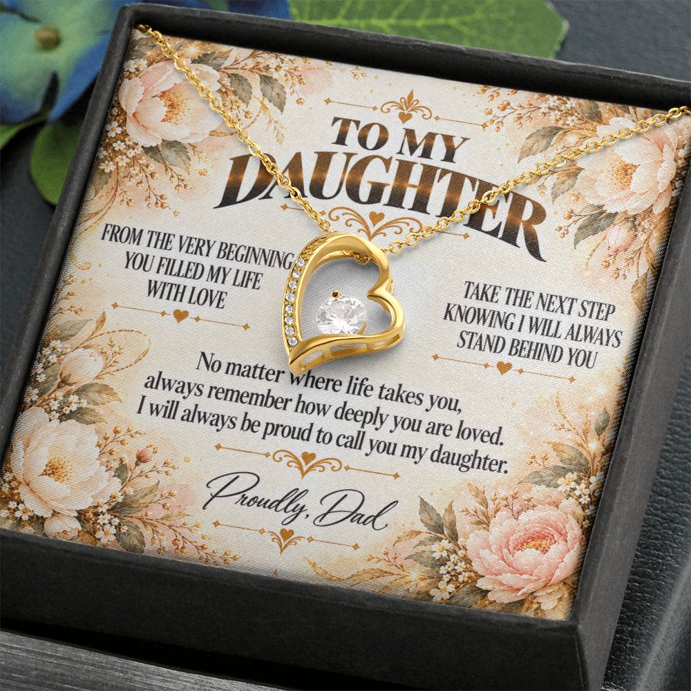 C406 - From The Very Beginning You Filled My Life With Love Pride And Joy - Forever Love Necklace
