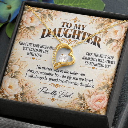 C406 - From The Very Beginning You Filled My Life With Love Pride And Joy - Forever Love Necklace