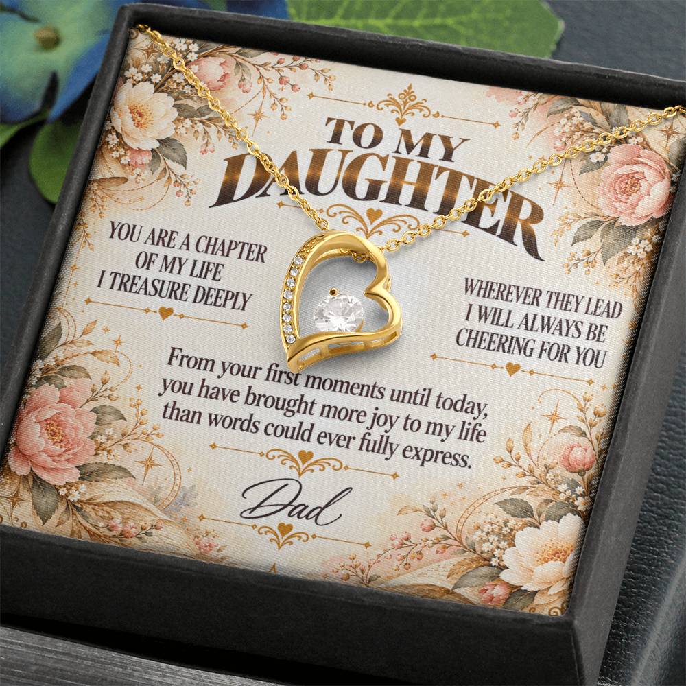 C412 - You Are The Beautiful Chapter Of My Life I Will Always Read With Pride - Forever Love Necklace