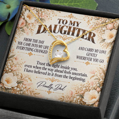 C390 - If You Ever Forget How Special You Are Remember Dad Has Never Forgotten For A Single Day - Forever Love Necklace