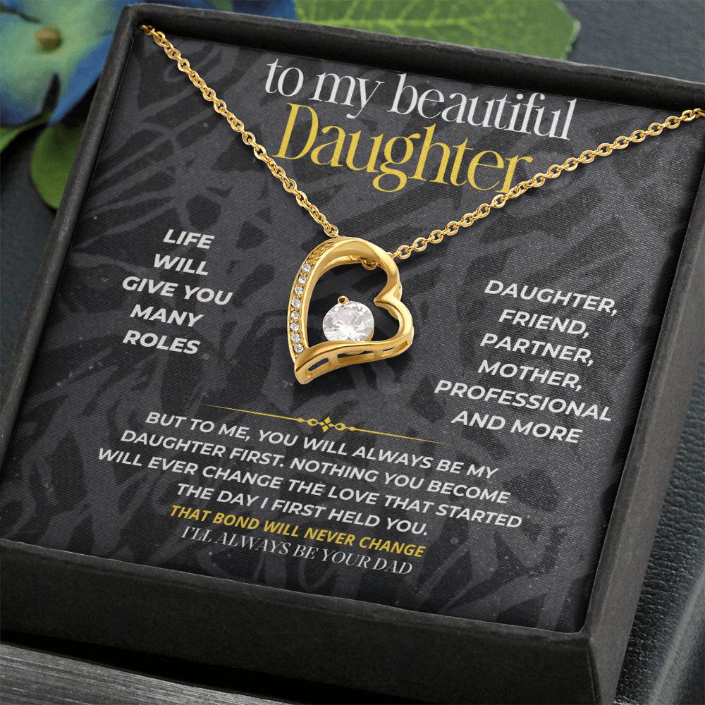 S280 - I’ll Always Be Your Dad Before Anything Else – Forever Love Necklace From Dad