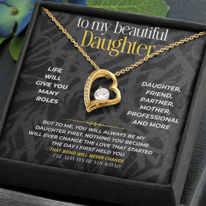 S280 - I’ll Always Be Your Dad Before Anything Else – Forever Love Necklace From Dad