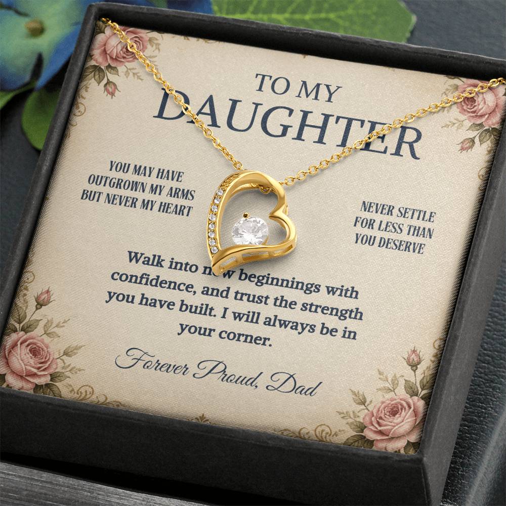 C79 - Your Life Is Yours To Create And I Will Always Be Proud Of The Woman You Become - Forever Love Necklace