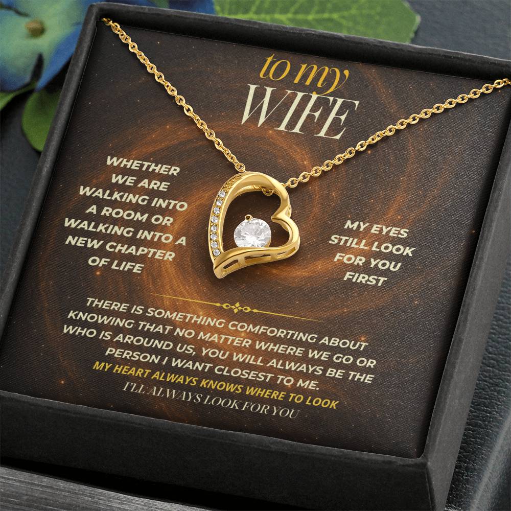 S144 - You’re Still The First Person I Look For – Forever Love Necklace From Husband