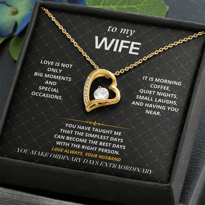 S52 - You Make Ordinary Days Special – Forever Love Necklace From Husband