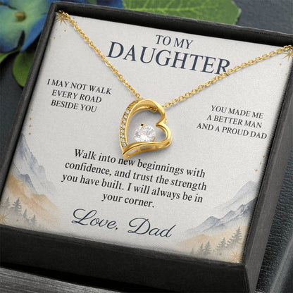 C99 - The Greatest Gift Life Gave Me Was The Chance To Love You As Your Dad - Forever Love Necklace