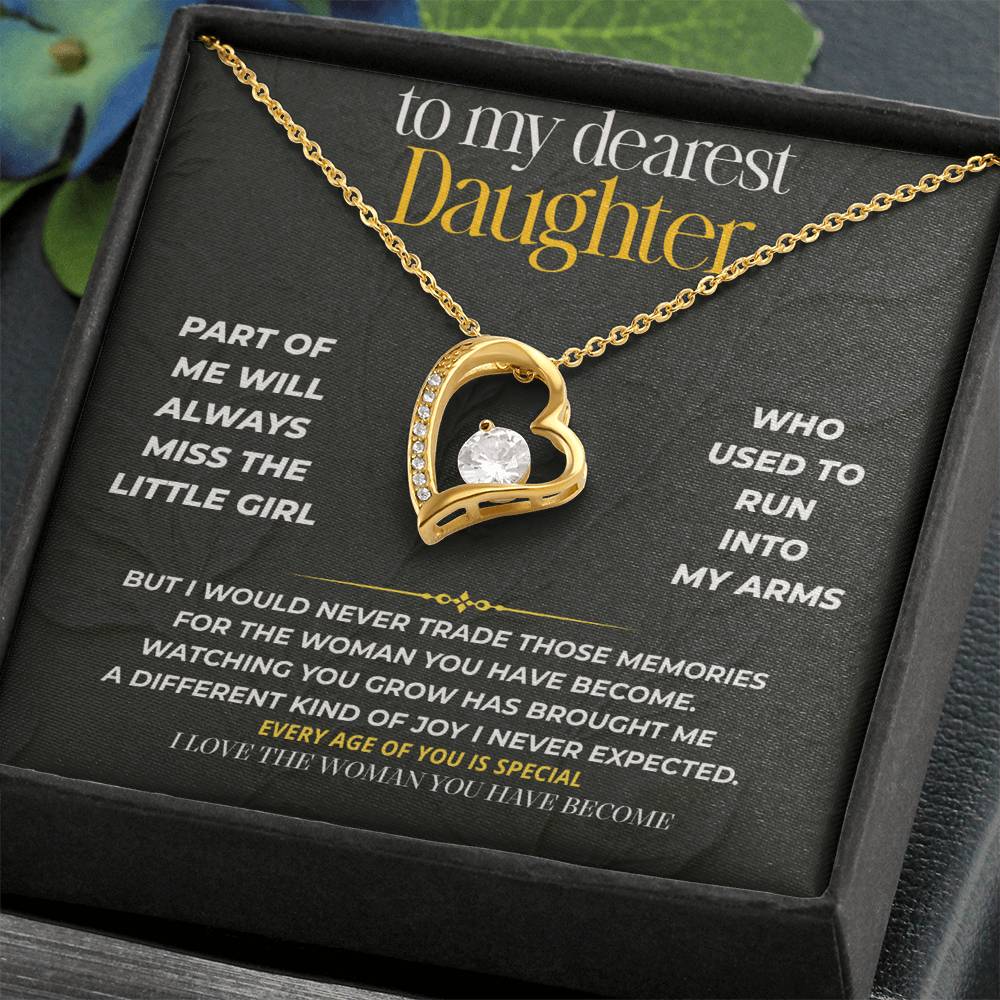 S228 - I’ll Miss The Little Girl But Love The Woman – Forever Love Necklace From Dad