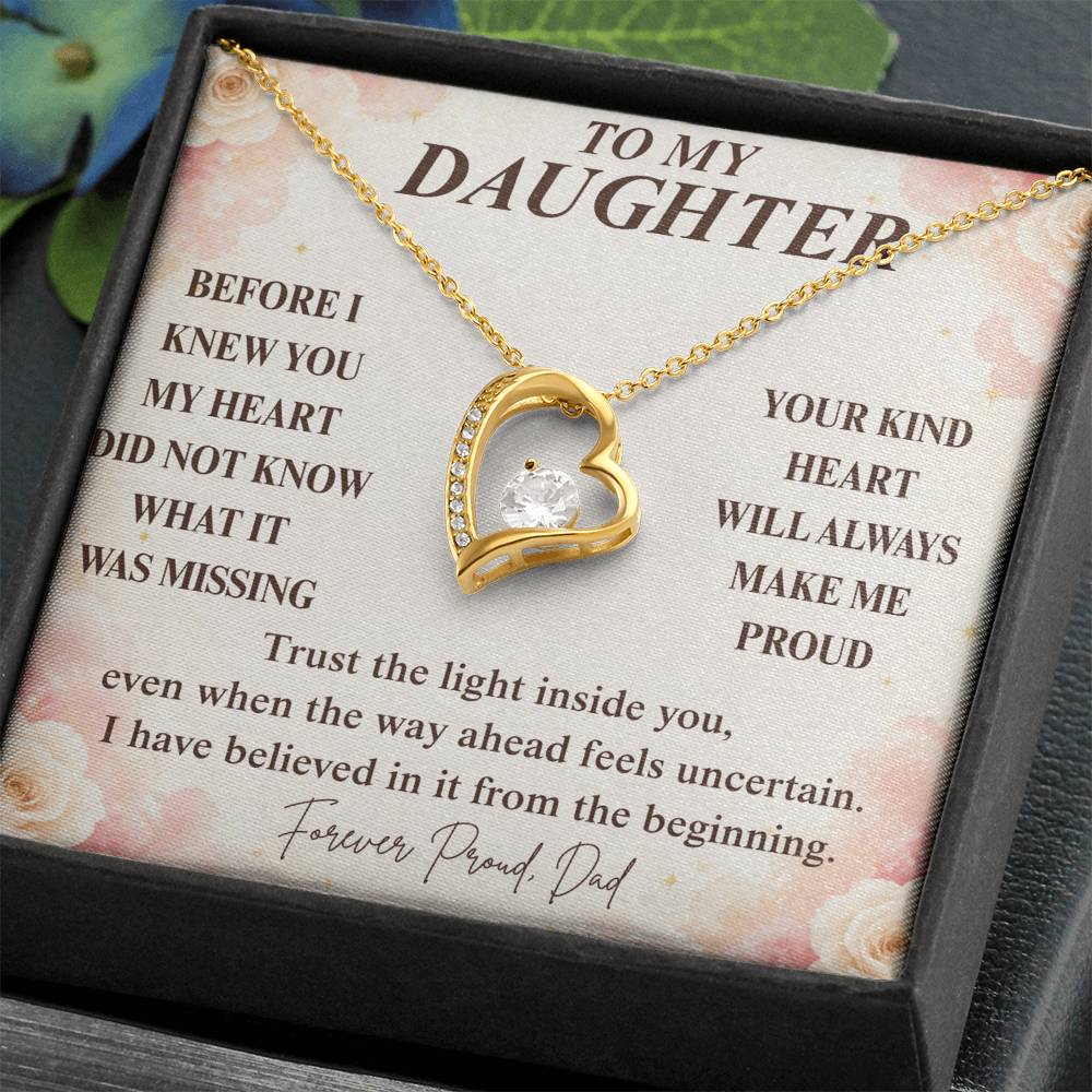 C375 - You Are A Dream I Never Knew My Heart Was Waiting To Love So Deeply - Forever Love Necklace