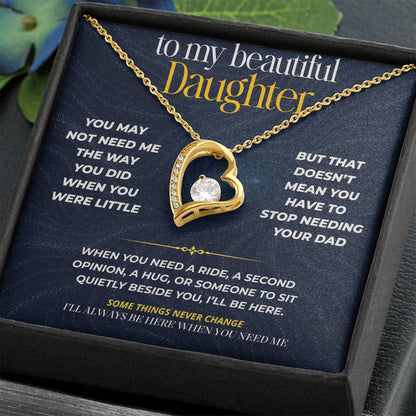 S271 - I’ll Always Be There When You Need A Dad – Forever Love Necklace From Dad