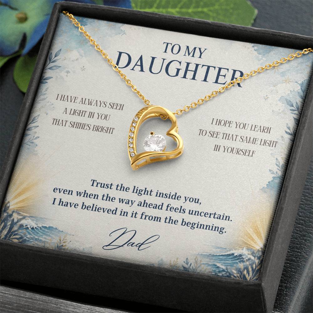 C21 - I Hope You Always See The Light In Yourself That I Have Seen Since The Beginning - Forever Love Necklace