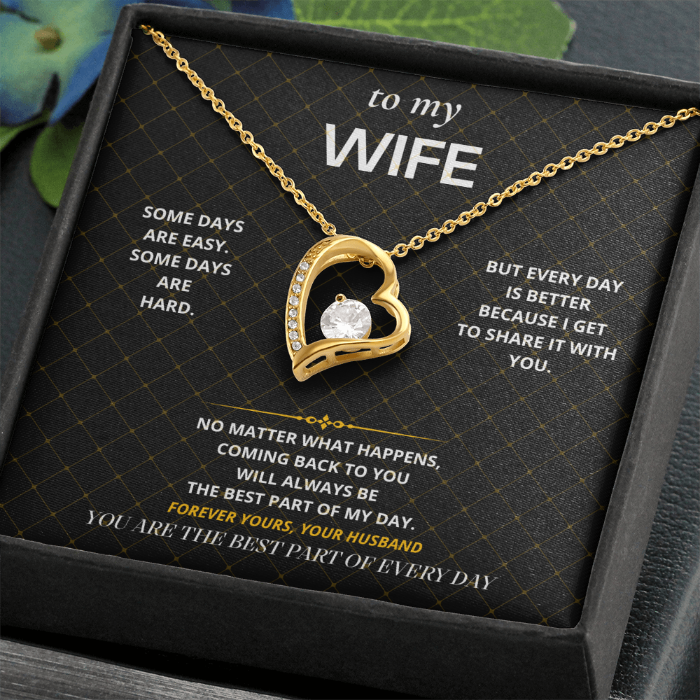 S44 - The Best Part Of Every Day – Forever Love Necklace From Husband